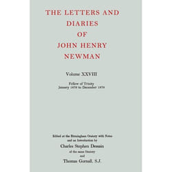ISBN The Letters and Diaries of John Henry Newman ( Volume XXVIII: Fellow of Trinity January 1876 to December 1878 ) livre
