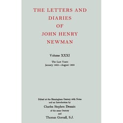 ISBN The Letters and Diaries of John Henry Newman ( Volume XXXI: The Last Years January 1885 to August 1890 ) Couverture rigide