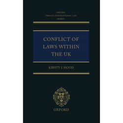ISBN Conflict of Laws Within the UK livre
