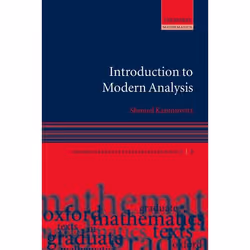 ISBN Introduction to Modern Analysis, Anglais, Couverture rigide, 448 pages