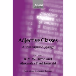 ISBN Adjective Classes ( A Cross-linguistic Typology ), Anglais, Couverture rigide, 392 pages