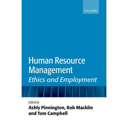 ISBN Human Resource Management ( Ethics and Employment ) Couverture rigide