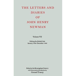 ISBN The Letters and Diaries of John Henry Newman ( Volume VII: Editing the British Critic January 1839 - December 1840 ) livre