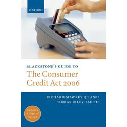 ISBN Blackstone's Guide to the Consumer Credit Act 2006 livre