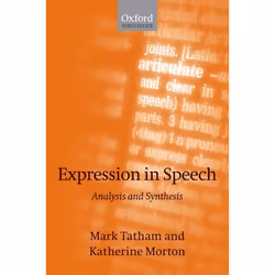 ISBN Expression in Speech ( Analysis and Synthesis ), Anglais, Couverture rigide, 430 pages