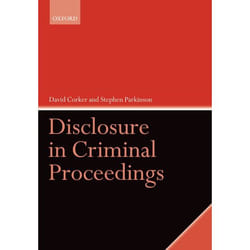 ISBN Disclosure in Criminal Proceedings livre
