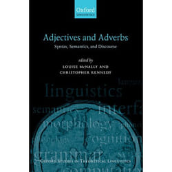 ISBN Adjectives and Adverbs ( Syntax Semantics and Discourse ) livre Anglais Couverture rigide 374 pages