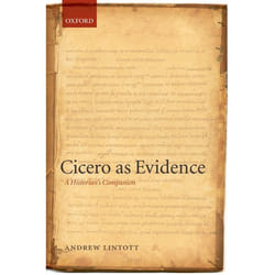 ISBN Cicero as Evidence ( A Historian's Companion )