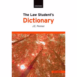 ISBN The Law Student's Dictionary, 336 pages