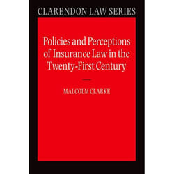 ISBN Policies and Perceptions of Insurance Law in the Twenty First Century Couverture rigide