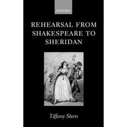 ISBN Rehearsal from Shakespeare to Sheridan Couverture rigide