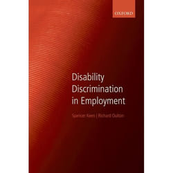 ISBN Disability Discrimination in Employment livre