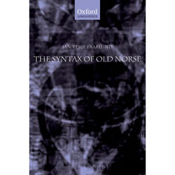 ISBN The Syntax of Old Norse ( With a survey of the inflectional morphology and a complete bibliography ) Couverture rigide