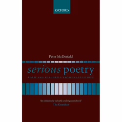ISBN Serious Poetry ( Form and Authority from Yeats to Hill ), Anglais, Couverture rigide, 240 pages