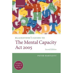 ISBN Blackstone's Guide to the Mental Capacity Act 2005 livre