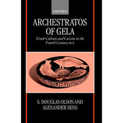 ISBN Archestratos of Gela: Greek Culture and Cuisine in the Fourth Century BC livre