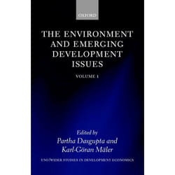 ISBN The Environment and Emerging Development Issues ( Volume 1 ) Couverture rigide