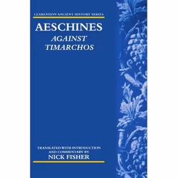ISBN Aeschines: Against Timarchos, Anglais, Couverture rigide, 416 pages