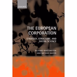 ISBN The European Corporation ( Strategy Structure and Social Science ), Anglais, Livre broché