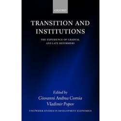 ISBN Transition and Institutions ( The Experience of Gradual and Late Reformers ) livre