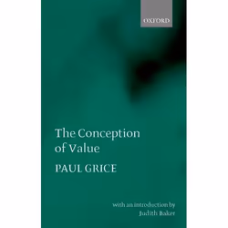 ISBN The Conception of Value, 172 pages