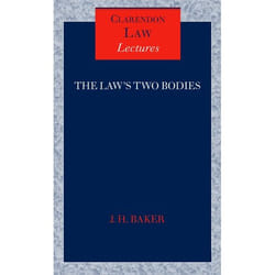 ISBN The Law's Two Bodies ( Some Evidential Problems in English Legal History ) livre