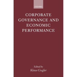 ISBN Corporate Governance and Economic Performance livre