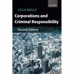ISBN Corporations and Criminal Responsibility, Anglais, Couverture rigide, 216 pages
