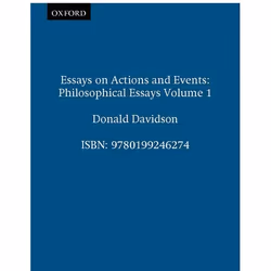 ISBN Essays on Actions and Events ( Philosophical Essays Volume 1 ), Anglais, Couverture rigide, 352 pages