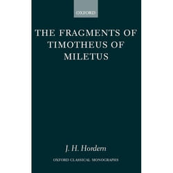 ISBN The Fragments of Timotheus of Miletus livre
