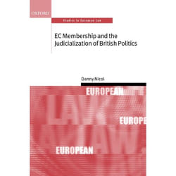 ISBN EC Membership and the Judicialization of British Politics livre 304 pages