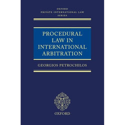 ISBN Procedural Law in International Arbitration livre