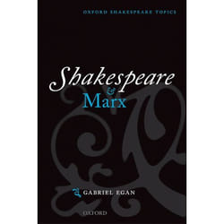ISBN Shakespeare and Marx 178 pages Anglais