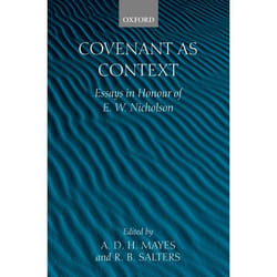 ISBN Covenant as Context ( Essays in Honour of E. W. Nicholson ) livre 468 pages