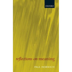ISBN Reflections on Meaning Couverture rigide