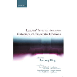 ISBN Leaders' Personalities and the Outcomes of Democratic Elections livre Anglais Couverture rigide