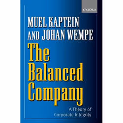 ISBN The Balanced Company ( A Theory of Corporate Integrity ), Anglais, Couverture rigide