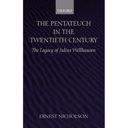 ISBN The Pentateuch in the Twentieth Century ( The Legacy of Julius Wellhausen ) Couverture rigide