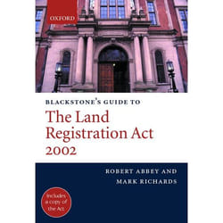 ISBN Blackstone's Guide to the Land Registration Act 2002 livre