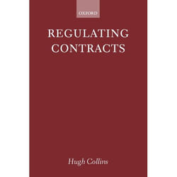 ISBN Regulating Contracts livre