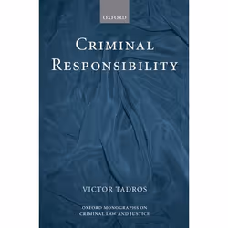 ISBN Criminal Responsibility, Anglais, Livre broché, 408 pages