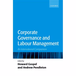 ISBN Corporate Governance and Labour Management ( An International Comparison ), Anglais, Livre broché