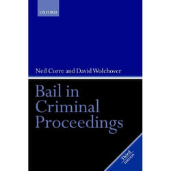 ISBN Bail in Criminal Proceedings livre