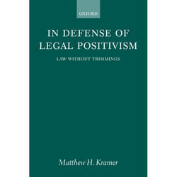 ISBN In Defense of Legal Positivism ( Law Without Trimmings ) livre