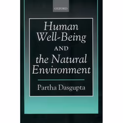 ISBN Human Well-Being and the Natural Environment, Anglais, Couverture rigide