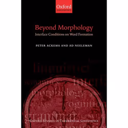 ISBN Beyond Morphology ( Interface Conditions on Word Formation ), Anglais, Couverture rigide, 320 pages