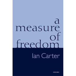 ISBN A Measure of Freedom Couverture rigide