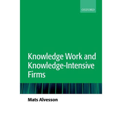 ISBN Knowledge Work and Knowledge-Intensive Firms Couverture rigide