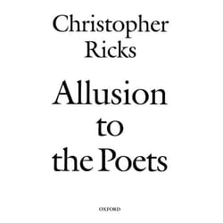 ISBN Allusion to the Poets Couverture rigide
