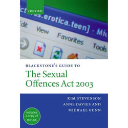 ISBN Blackstone's Guide to the Sexual Offences Act 2003 livre